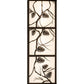 Meyda Lighting Mountain Pine 50" 6-Light Oil Rubbed Bronze Island Flush Mount Light With White Art Shade Glass