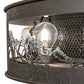 Meyda Lighting Mountain Range 48" 12-Light Natural Iron Chandelier
