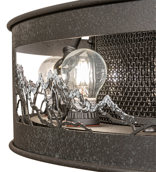 Meyda Lighting Mountain Range 48" 12-Light Natural Iron Chandelier