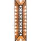 Meyda Lighting Mountain Range 61" 9-Light Oil Rubbed Bronze Island Pendant Light With Amber Mica Shade Glass