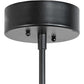 Meyda Lighting Mountains 52" LED Solar Black & Natural Iron Island Pendant Light