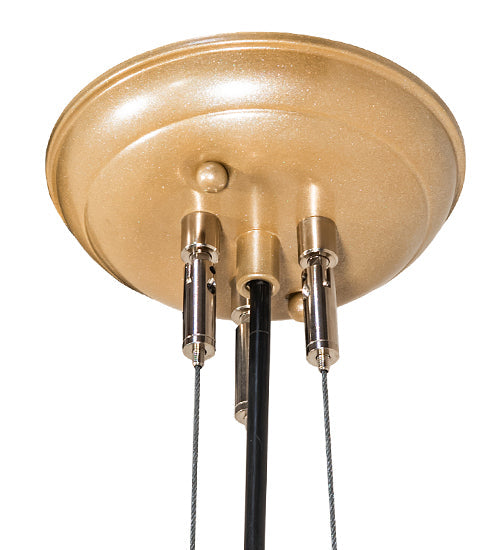 Meyda Lighting Muette 30" 8-Light Champagne Metallic Chandelier