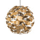 Meyda Lighting Muette 30" 8-Light Champagne Metallic Chandelier