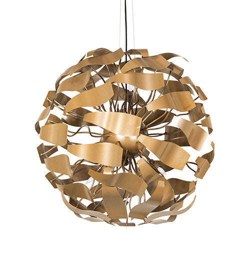 Meyda Lighting Muette 30" 8-Light Champagne Metallic Chandelier