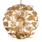 Meyda Lighting Muette 30" 8-Light Champagne Metallic Chandelier