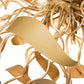 Meyda Lighting Muette 52" 18-Light Champagne Metallic Chandelier With Gold Shade