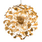 Meyda Lighting Muette 52" 18-Light Champagne Metallic Chandelier With Gold Shade