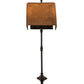 Meyda Lighting Muirfield 10" 2-Light Classic Rust ADA Wall Sconce With Oiled Kraft Textrene Shade