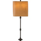 Meyda Lighting Muirfield 10" 2-Light Classic Rust Wall Sconce With Brown Parchment Shade