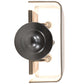 Meyda Lighting Muirfield 10" 2-Light Weatherable Silver ADA Wall Sconce With White Textrene Shade