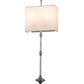 Meyda Lighting Muirfield 10" 2-Light Weatherable Silver ADA Wall Sconce With White Textrene Shade