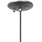 Meyda Lighting Muncie 12" Industrial Steel Pendant Light With Peacock Blue Insulator