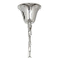 Meyda Lighting Murano Almaden 49" 18-Light Polished Nickel Southland Chandelier With White Fabric Shade