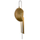 Meyda Lighting Muschel 8" LED Antique Brass Wall Sconce