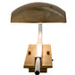 Meyda Lighting Muschel 8" LED Antique Brass Wall Sconce