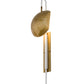 Meyda Lighting Muschel 8" LED Antique Brass Wall Sconce
