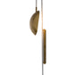Meyda Lighting Muschel 8" LED Antique Brass Wall Sconce