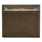 Meyda Lighting Myles 8" 2-Light Gilded Tobacco Lantern Wall Sconce With Clear Seeded Shade Glass
