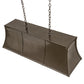 Meyda Lighting Nadine 48" 6-Light Bronze Metallic Island Pendant Light With Angelwing Idalight Shade
