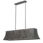 Meyda Lighting Nadine 64" 5-Light Smoke Island Pendant Light