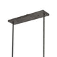 Meyda Lighting Nadine 64" 5-Light Smoke Island Pendant Light