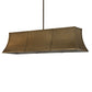 Meyda Lighting Nadine 64" 9-Light Brown Metallic Island Pendant Light