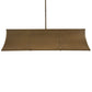 Meyda Lighting Nadine 64" 9-Light Brown Metallic Island Pendant Light