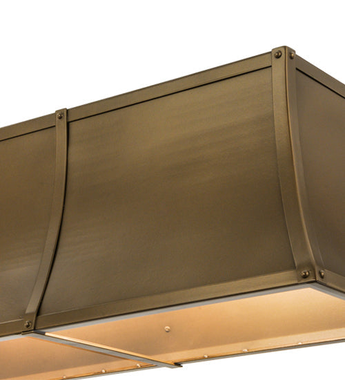Meyda Lighting Nadine 64" 9-Light Brown Metallic Island Pendant Light