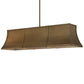 Meyda Lighting Nadine 64" 9-Light Brown Metallic Island Pendant Light