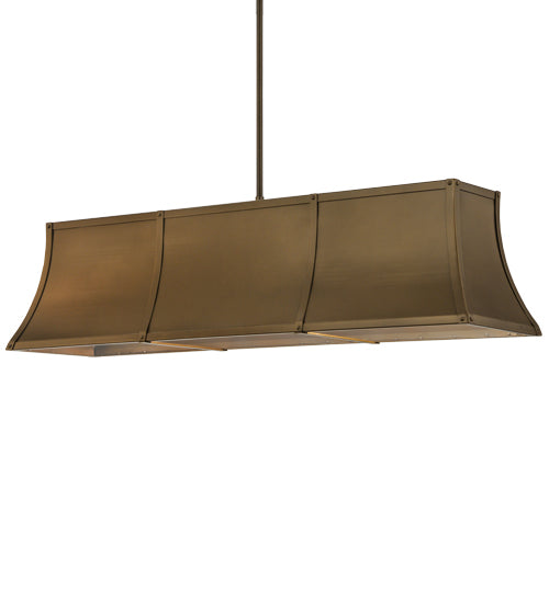 Meyda Lighting Nadine 64" 9-Light Brown Metallic Island Pendant Light
