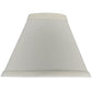 Meyda Lighting Natural Linen 7" White Fabric Shade