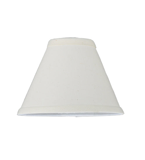 Meyda Lighting Natural Linen 7" White Fabric Shade