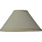 Meyda Lighting Natural Linen 8" Beige Tapered Shade