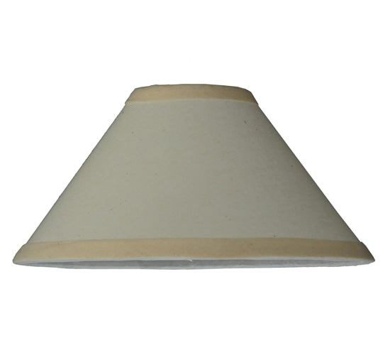 Meyda Lighting Natural Linen 8" Beige Tapered Shade
