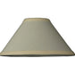 Meyda Lighting Natural Linen 8" Beige Tapered Shade