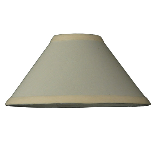 Meyda Lighting Natural Linen 8" Beige Tapered Shade