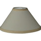 Meyda Lighting Natural Linen 8" Beige Tapered Shade