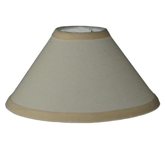 Meyda Lighting Natural Linen 8" Beige Tapered Shade