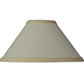 Meyda Lighting Natural Linen 8" Beige Tapered Shade