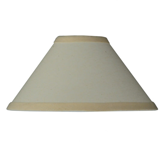 Meyda Lighting Natural Linen 8" Beige Tapered Shade