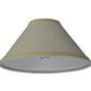 Meyda Lighting Natural Linen 8" Beige Tapered Shade