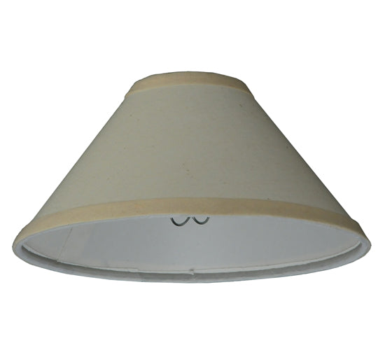Meyda Lighting Natural Linen 8" Beige Tapered Shade