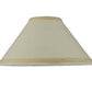 Meyda Lighting Natural Linen 8" Beige Tapered Shade