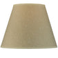 Meyda Lighting Natural Paper 9"W x 7"H Beige Fabric Shade