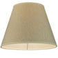 Meyda Lighting Natural Paper 9"W x 7"H Beige Fabric Shade