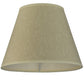 Meyda Lighting Natural Paper 9"W x 7"H Beige Fabric Shade