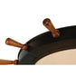 Meyda Lighting Nautical 74" 12-Light Oil Rubbed Bronze Flush Mount Light With Whitestone Idalight Shade