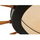 Meyda Lighting Nautical 74" 12-Light Oil Rubbed Bronze Flush Mount Light With Whitestone Idalight Shade