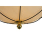 Meyda Lighting Nautical 74" 12-Light Oil Rubbed Bronze Flush Mount Light With Whitestone Idalight Shade