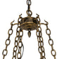 Meyda Lighting Neapolis 32" 18-Light Florentine Gold Chandelier With Ivory Faux Candlelight
